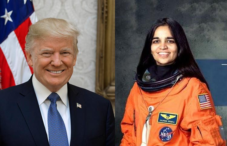 Image result for Astronaut Kalpana Chawla inspires Girls of the world by Trump